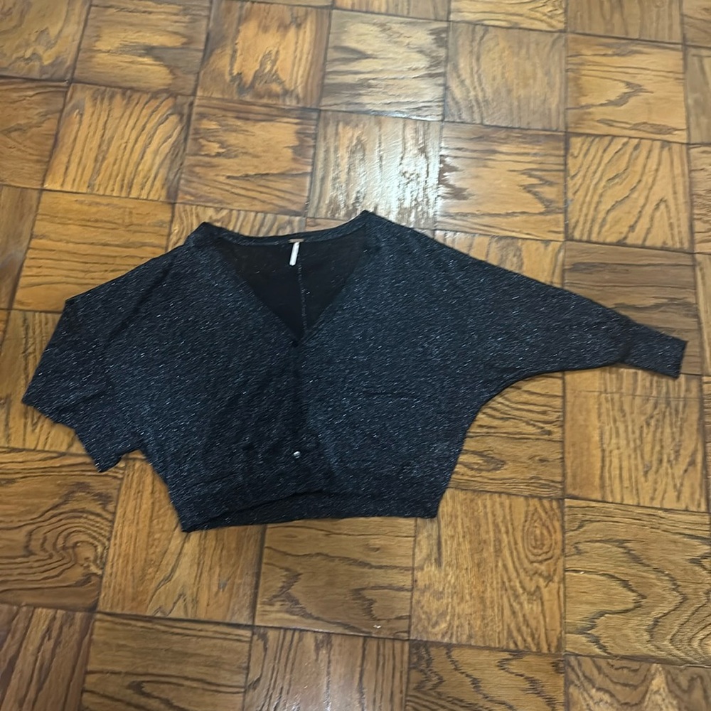 Free People Cropped Cardigan